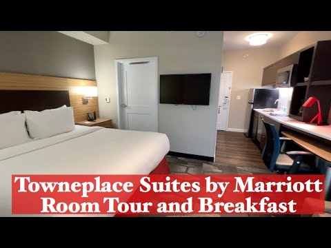 Towneplace Suites by Marriott Room Tour - Great Hotel near Carowinds - Free Breakfast