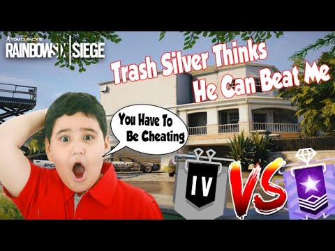 Trash Silver Thinks He Could Beat A Purple Diamond | Rainbow Six Siege