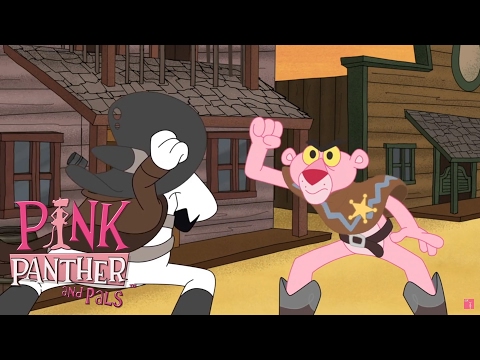 Pink Panther Takes the Wild West! | 14 Minute Western Double Feature