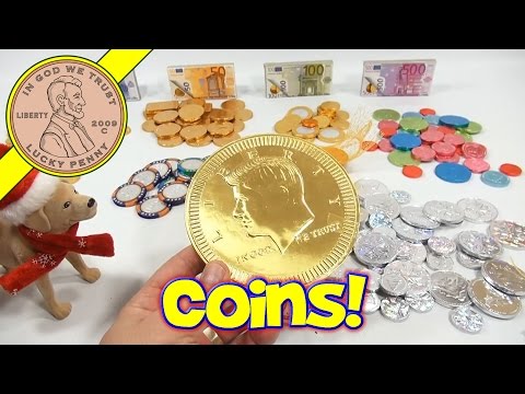 Giant Chocolate Golden Coin and Complete Candy Collection!