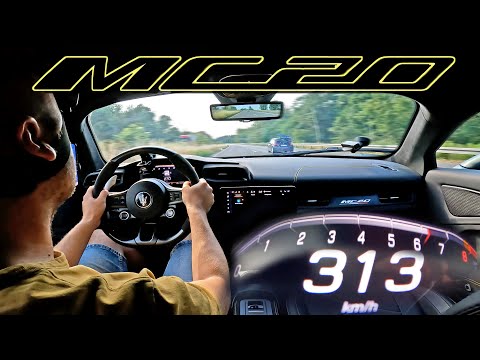 Maserati MC20 is the ITALIAN DREAM on GERMAN Autobahn