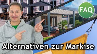3 moderne Alternativen zur Markise - Lamellendach, Sonnenschirm, Sonnensegel | FAQ ☀️ Pina