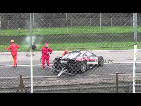 GT OPEN 2015 Monza crash Nicola Benucci