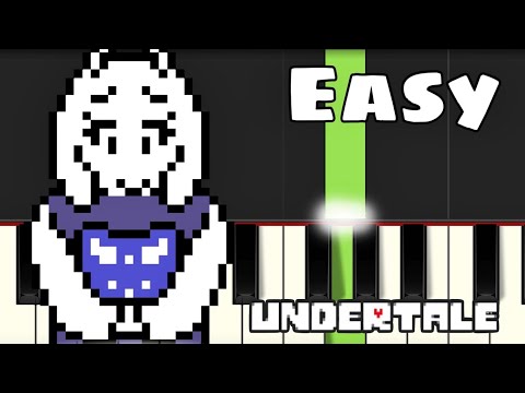 Undertale OST: 085 - Fallen Down | EASY Piano Tutorial