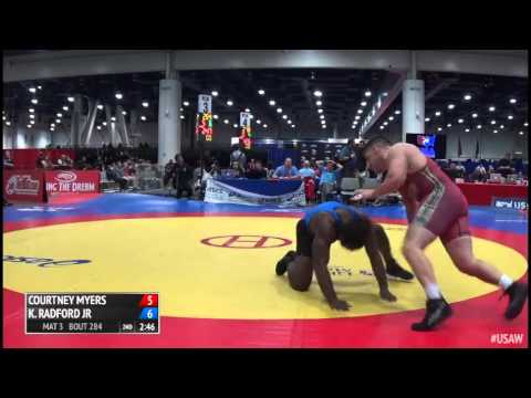 85 Consi of 4 - Courtney Myers (Army (WCAP)) vs. Kevin Radford Jr (Sunkist Kids WC)