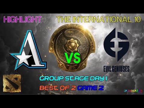 THE INTERNATIONAL 10 - GROUP STAGE - HIGHLIGHT TEAM ASTER VS EVIL GENIUSES - DAY 1 GAME 2