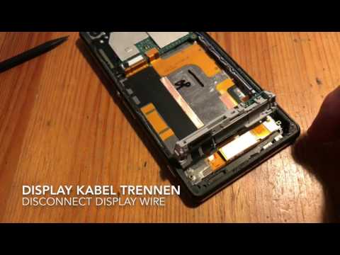 Sony Xperia Z2 disassembly replace display DIY Xperia Z2 Display Tausch auseinander nehmen Anleitung