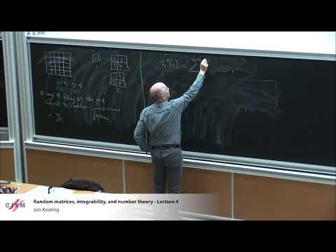 Jon Keating: Random matrices, integrability, and number theory - Lecture 4