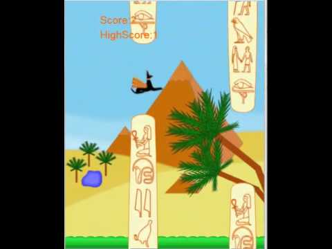 Flappy Jackal Pyramid, new clone in flappy bird style