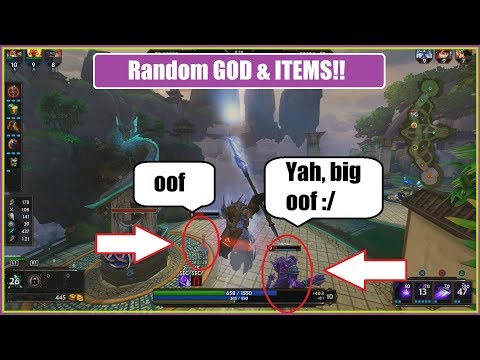 Random GOD & ITEMS!!! SMITE Joust Gameplay