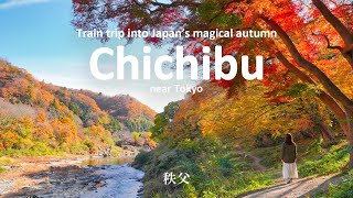 Day Trip to Chichibu from Tokyo | Beautiful Autumn Train Journey | JAPAN TRAVEL VLOG