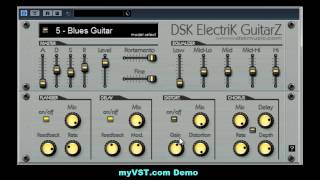 Video thumbnail for myVST Demo : DSK ElectriK GuitarZ by myVST