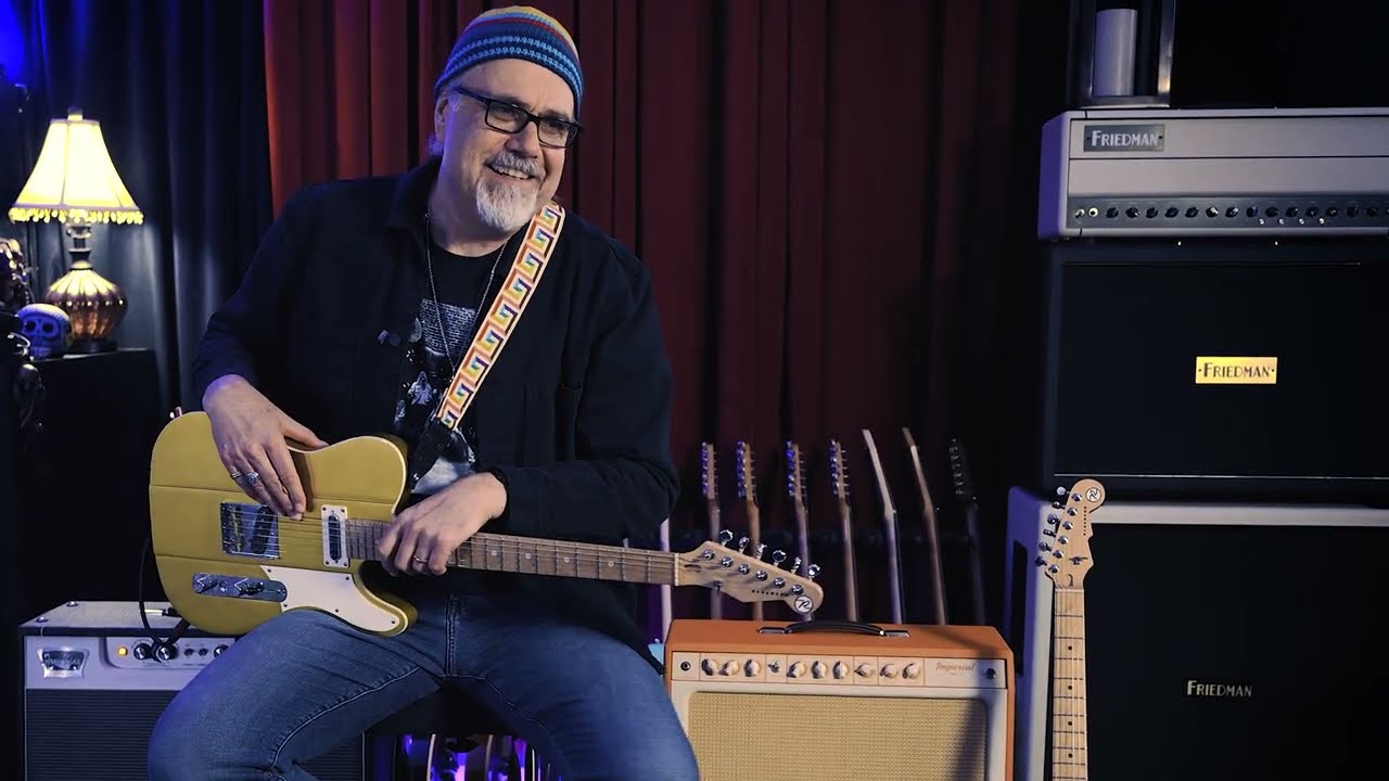 Greg Koch on how he is using the Tone King Imperial Preamp to add channels to his live rig - YouTube