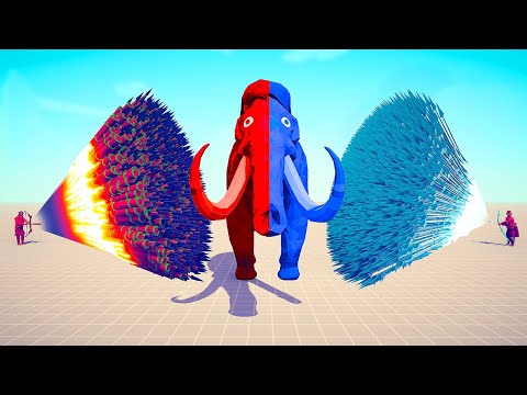 FIRE AND ICE GODS vs EVERY UNIT - Totally Accurate Battle Simulator TABS