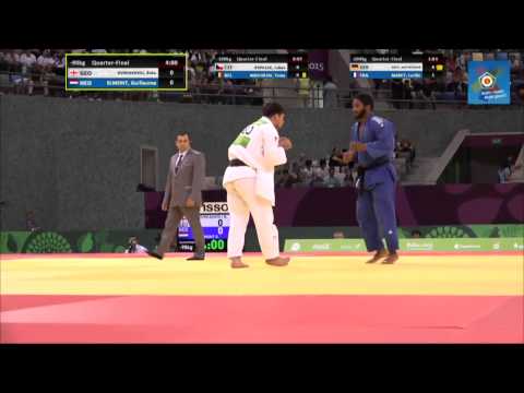 Beka Gviniashvili vs Guillaume Elmont European games Baku 2015