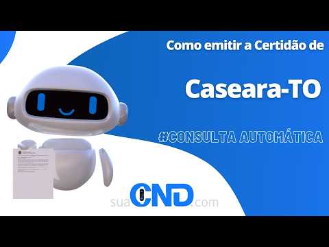 Como emitir a certidão negativa de Caseara-TO  em apenas 2 minuto! :)