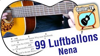8.1 âae 99 Luftballons - NENA, Cover âa¢ Lyrics âa¢ Chords âa¢ Tutorial âa¢ Gitarre lernen