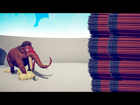 MAMMOTH vs EVERY GOD - TABS | Totally Accurate Battle Simulator