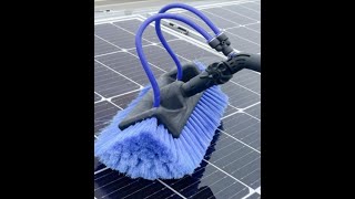 Miniatură video Set perii telescopice solare pentru curațarea sistemelor fotovoltaice si solare