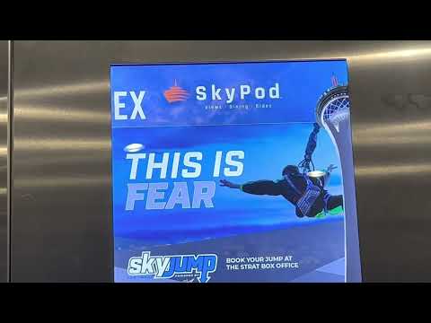 ULTRA FAST Otis Double-Decker Elevators (108 to B1) at the Stratosphere SkyPod in Las Vegas, Nevada