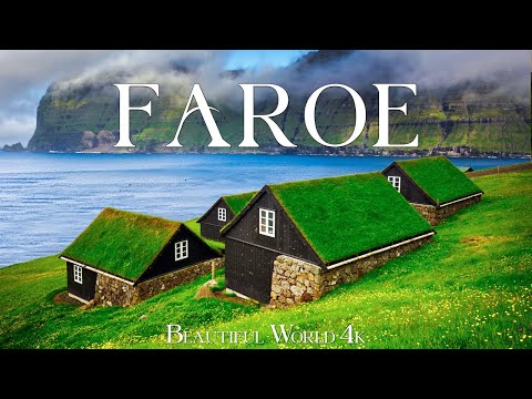 Faroe Islands 4K - A Breathtaking Archipelago of Foggy Peaks & Seaside Villages - Serene Sounds