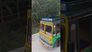 #kumari miniatures#handmade miniature ashokleyland lorry#tipper#miniature love#miniature world#