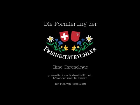 210605 Freiheitstrychler, eine Chronik beim Löwendenkmal in Luzern LU