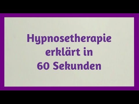 Hypnose erklärt in 60 Sekunden