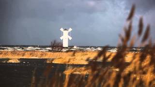 preview picture of video 'Sztorm - Orkan Ksawery - Świnoujście - Wiatrak w Świnoujściu'
