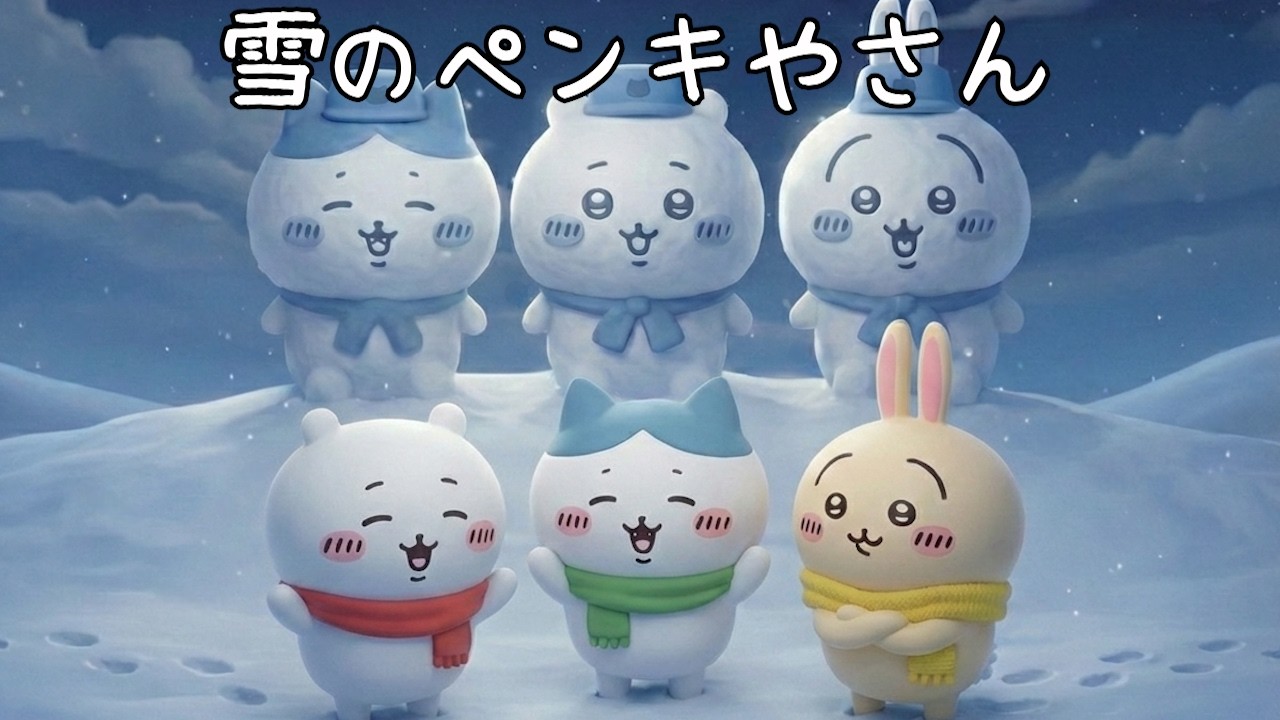 【ちいかわ】ハチワレ／雪のペンキやさん