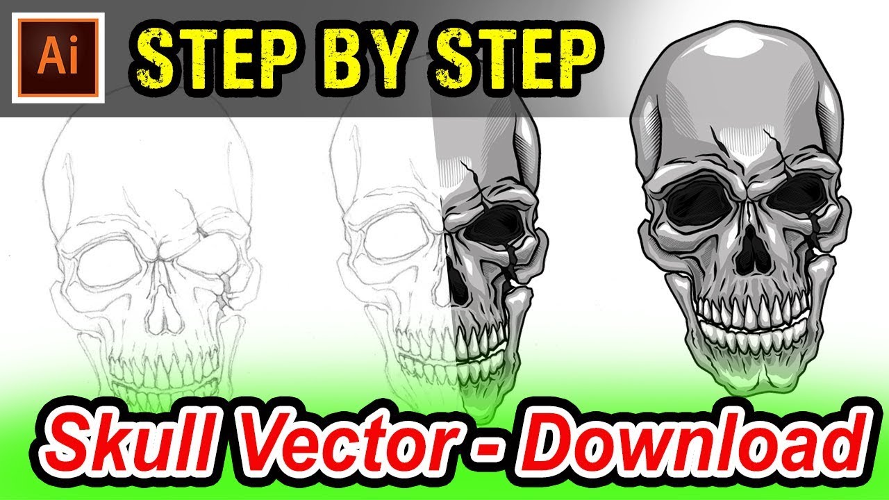 Vector skull tutorial