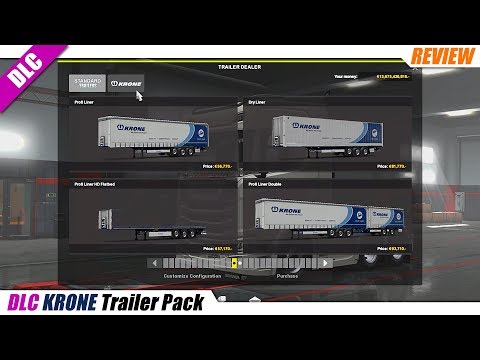 ETS2 (1.32b) - SCS - DLC "Krone Trailer Pack" - review