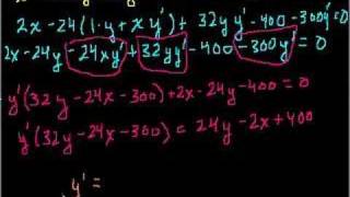 More implicit differentiation