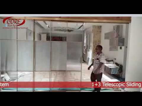 Telescopic Sliding System and  Glass Sliding Door System | Core Architectural Hardware