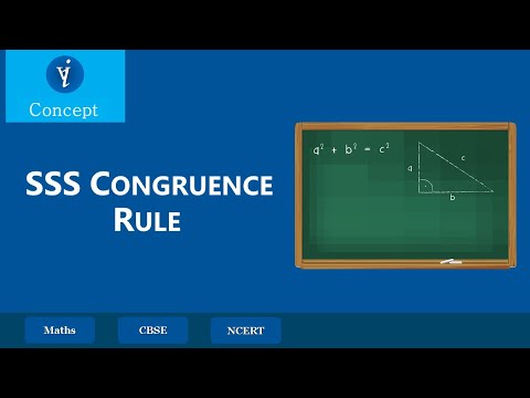 sss congruence rule class 9 | VIGYAN PATHSHALA