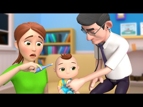 The Doctor Song for Preschool 🩺+ More Nursery Rhymes | Baby Got Sick & the Doctor Visits Him at Home