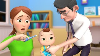 The Doctor Song + More Nursery Rhymes | Baby Got Sick & the Doctor Visits Him at Home