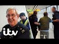 Border Police Escort a Drunk Passenger Off a Plane! | Heathrow: Britain's Busiest Airport | ITV