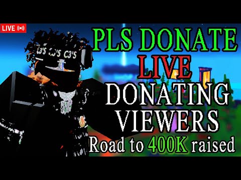 🔴 PLS DONATE LIVE 🔴 | Donating EVERY viewer & Raising R$ 💸 [ROAD TO 400K RAISED]