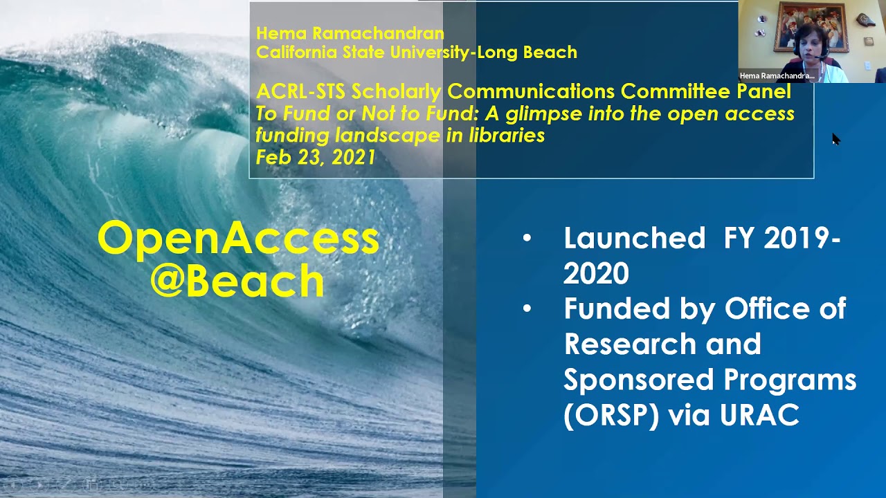 ACRL STS SCC: To Fund or Not to Fund: A glimpse into the open access funding landscape in libraries