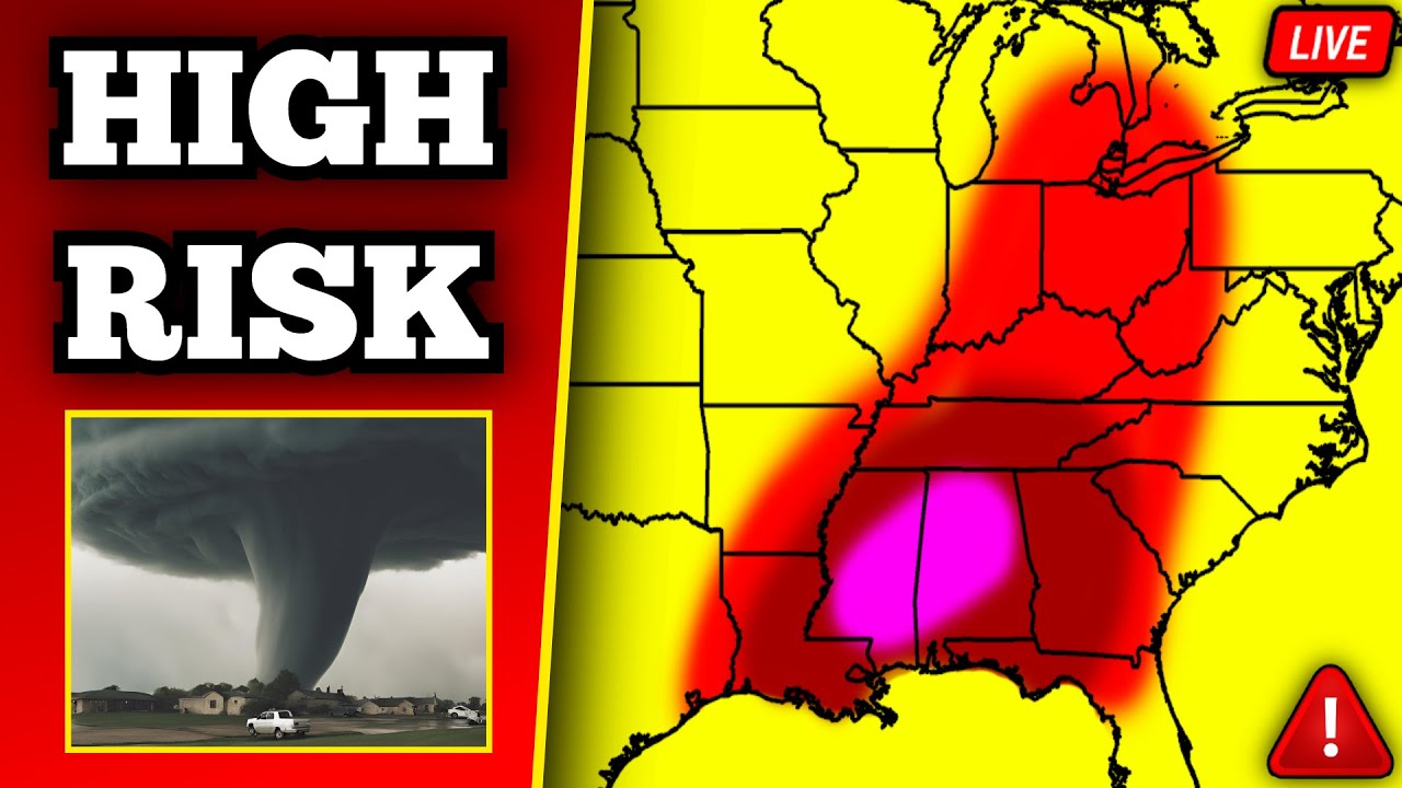 🔴 BREAKING Major Tornado Outbreak Coverage - Violent Tornadoes Possible - With Live Storm Chasers