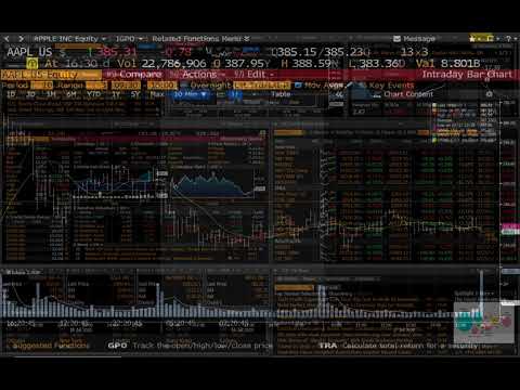 Quick Bloomberg Launchpad tutorial (Bloomberg Terminal - BLP)