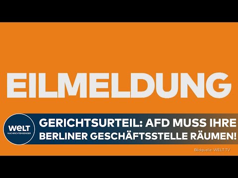 EILMELDUNG: AfD muss ihre Berliner Geschäftsstelle räumen!