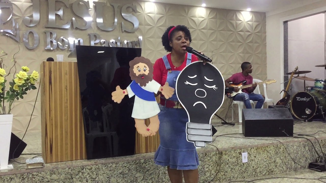 Pregação Infantil Jesus a luz do mundo