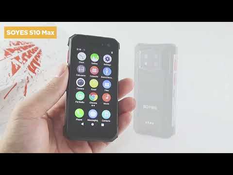SOYES S10 Max Small Mobile Phone Android 13 128GB Mini NFC Rugged Smartphone