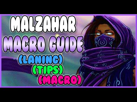 SEASON 12 MALZAHAR FIRST MACRO GUIDE | Malzahar Guide S12 - League Of Legends