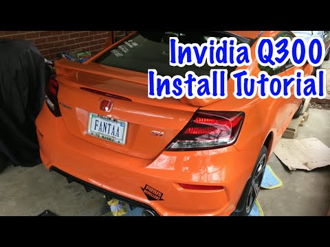How To Install Invidia Q300 on an FG4/FB6 Civic Si