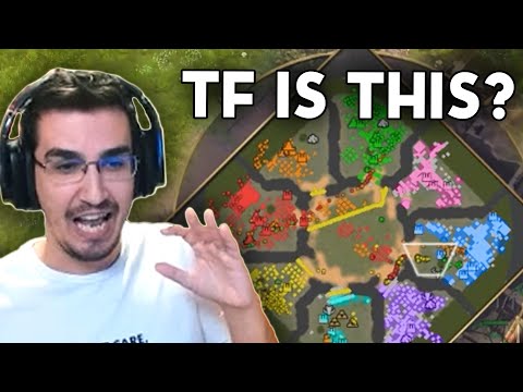 4v4 With Twitch Chat on the Most Troll Map in AOE4