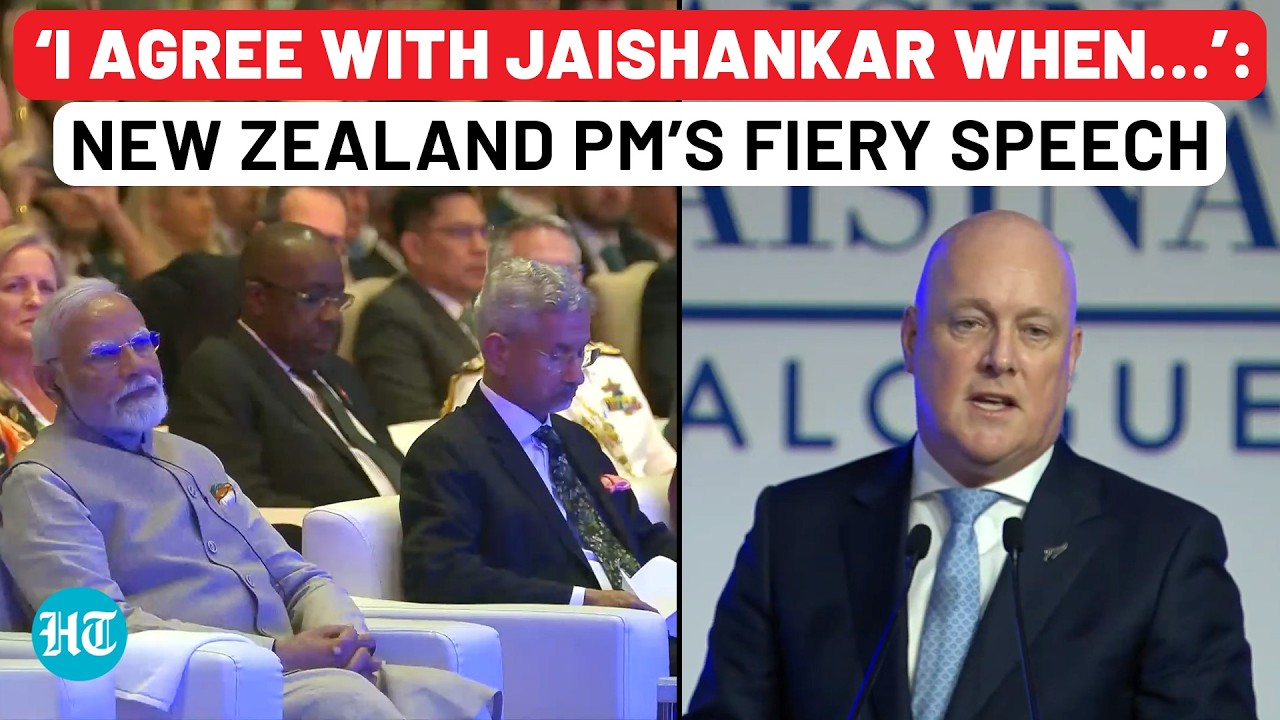 Raisina Dialogue 2025: New Zealand PM In Awe Of India’s Growth Under PM Modi, Backs Jaishankar For…