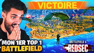 MON PREMIER TOP 1 sur BATTLEFIELD BATTLEROYALE ( redsec )